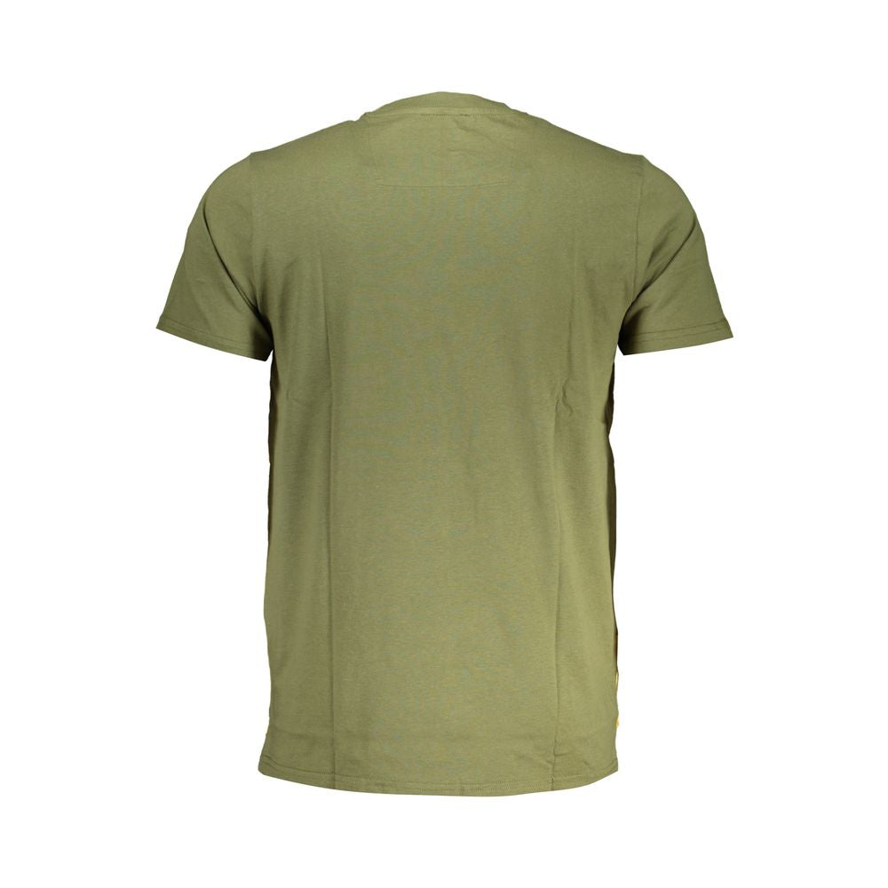 Cavalli Class Verde Cotton Men T-Shirt | Regal Royce