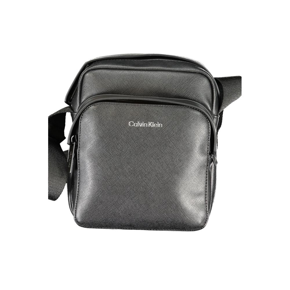 Calvin Klein Black Polyester Men's Shoulder Bag | Regal Royce