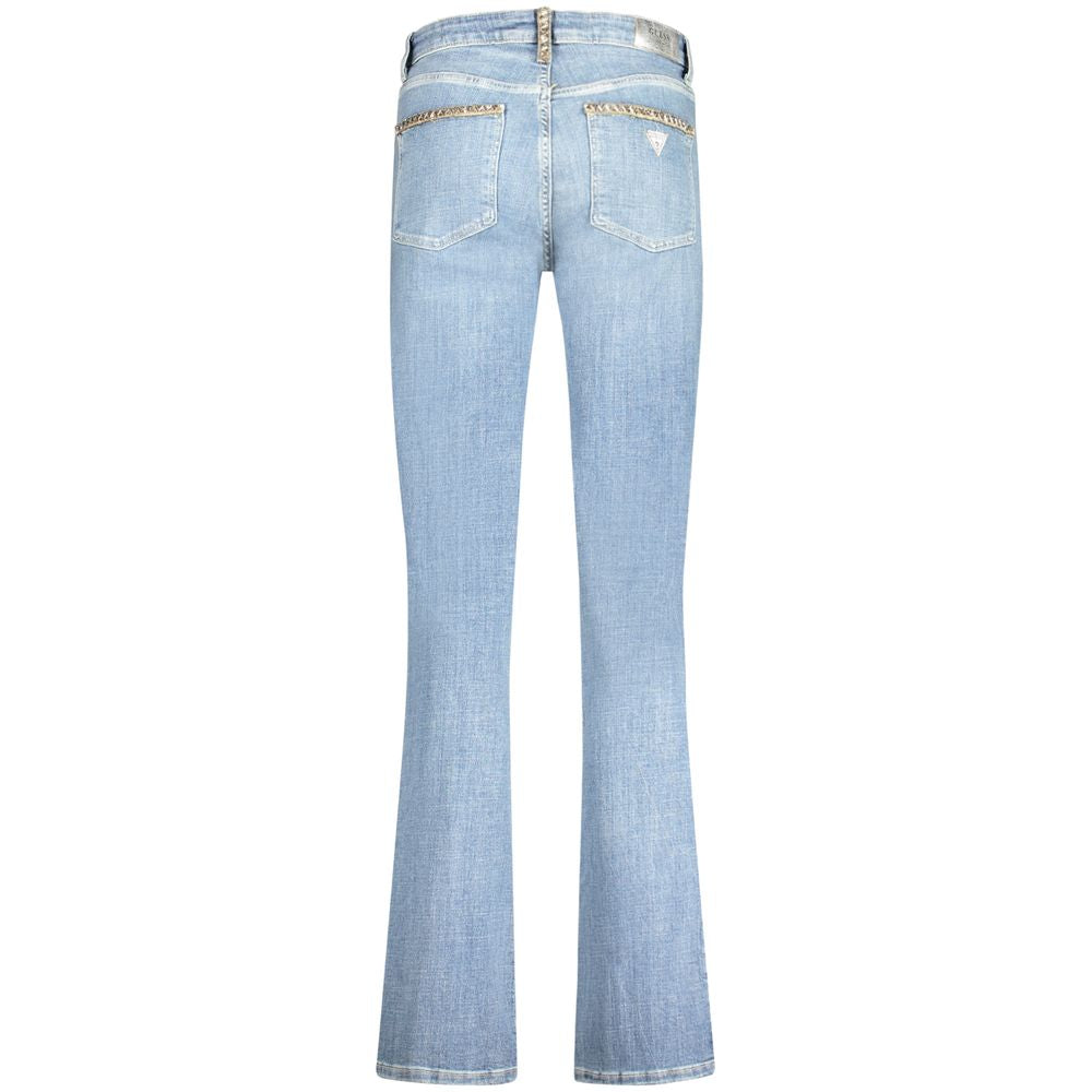 Guess Jeans Azzurro Recycled Cotton Women's Straight Jean | Regal Royce