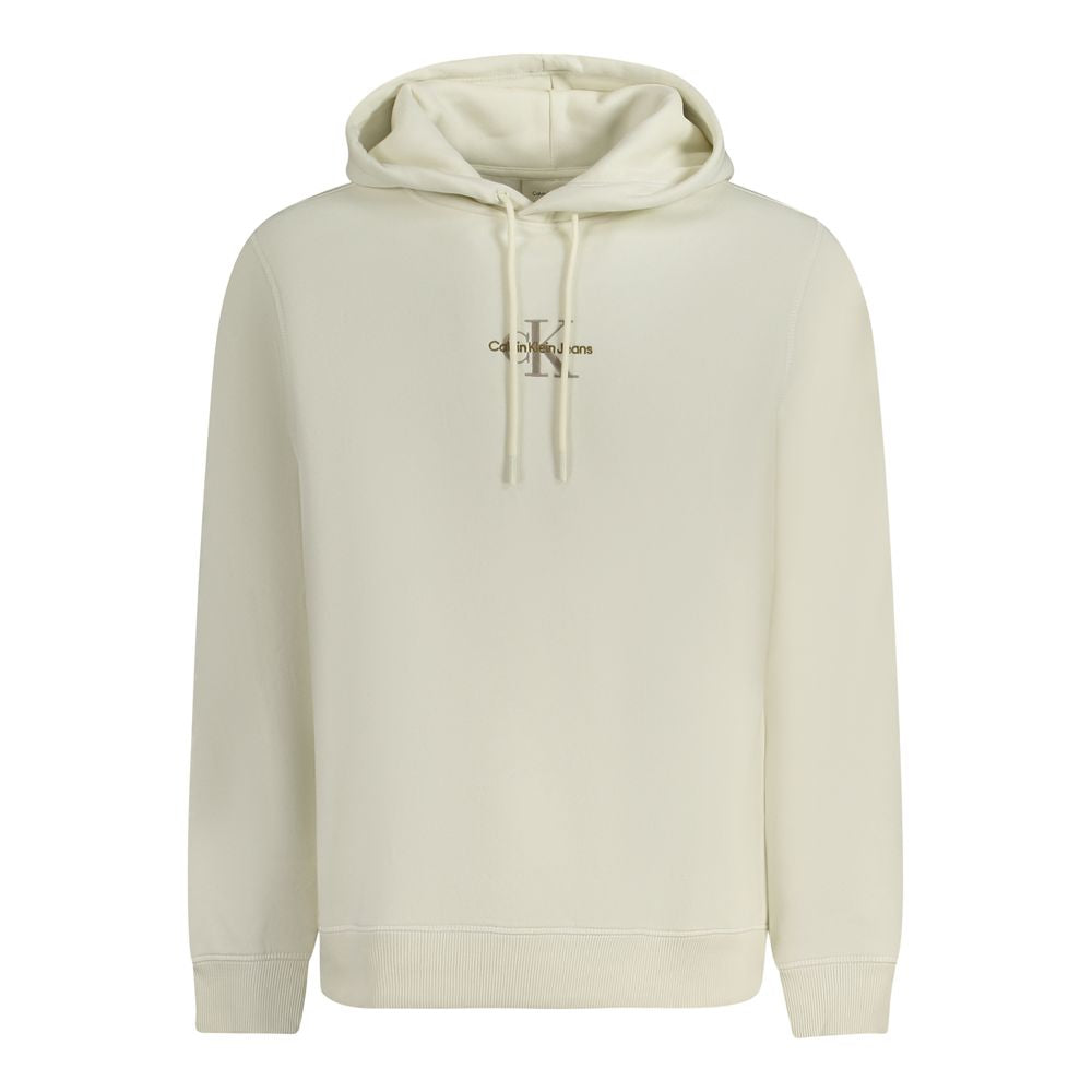 Calvin Klein White Cotton Men's Hoodie | Regal Royce