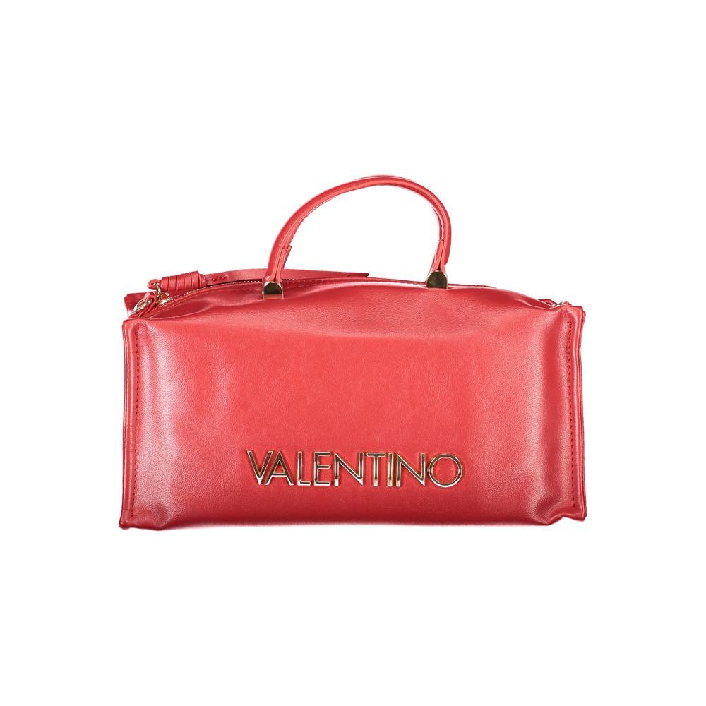 Mario Valentino Red Polyurethane Women Handbag | Regal Royce