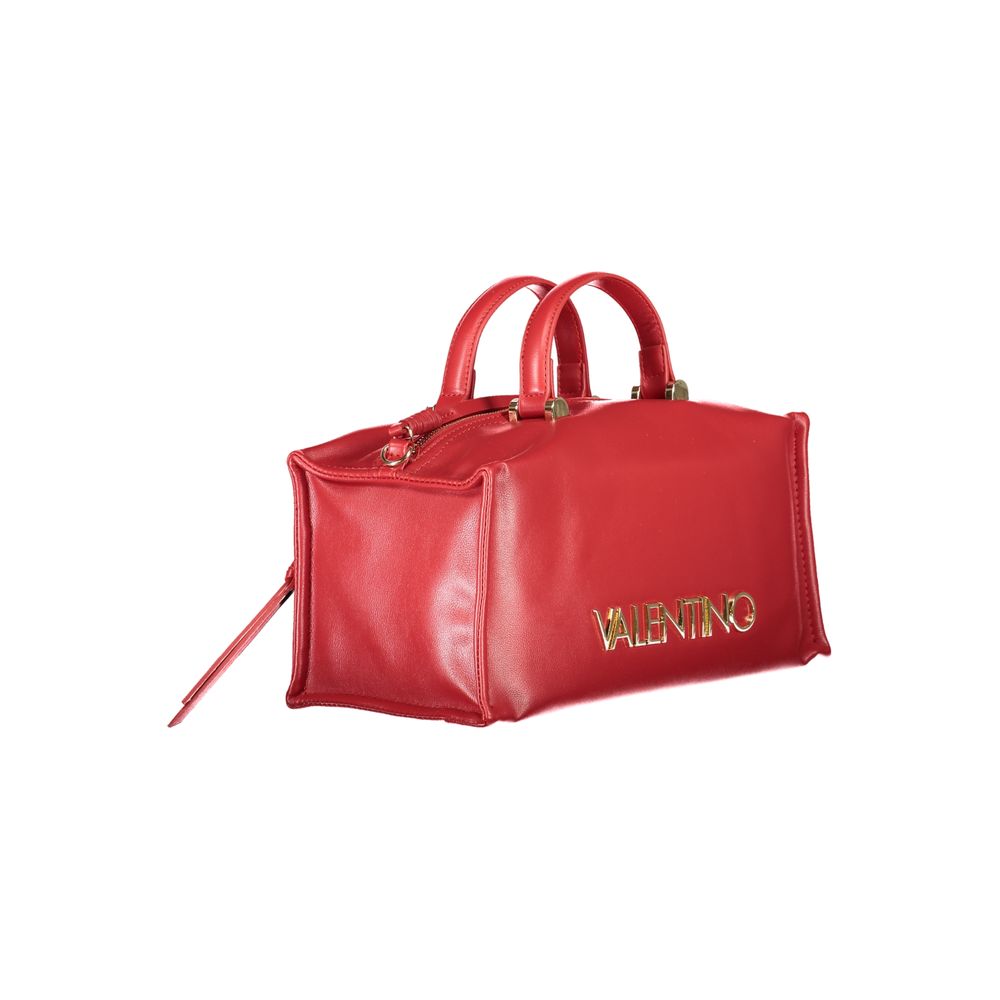 Mario Valentino Red Polyurethane Women Handbag | Regal Royce
