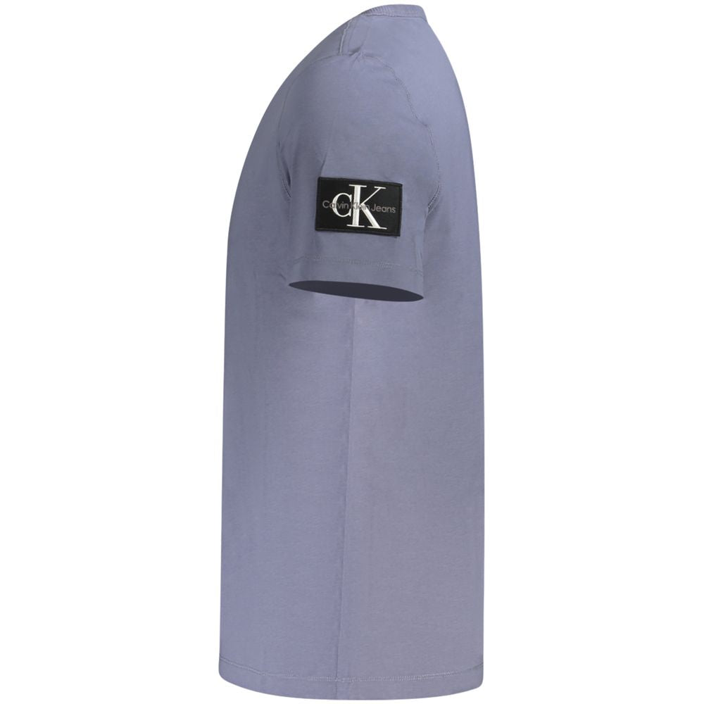 Calvin Klein Blue Cotton Men's T-Shirt | Regal Royce