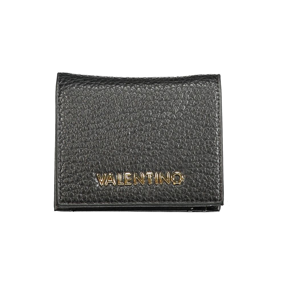 Mario Valentino Black Polyurethane Women Wallet | Regal Royce