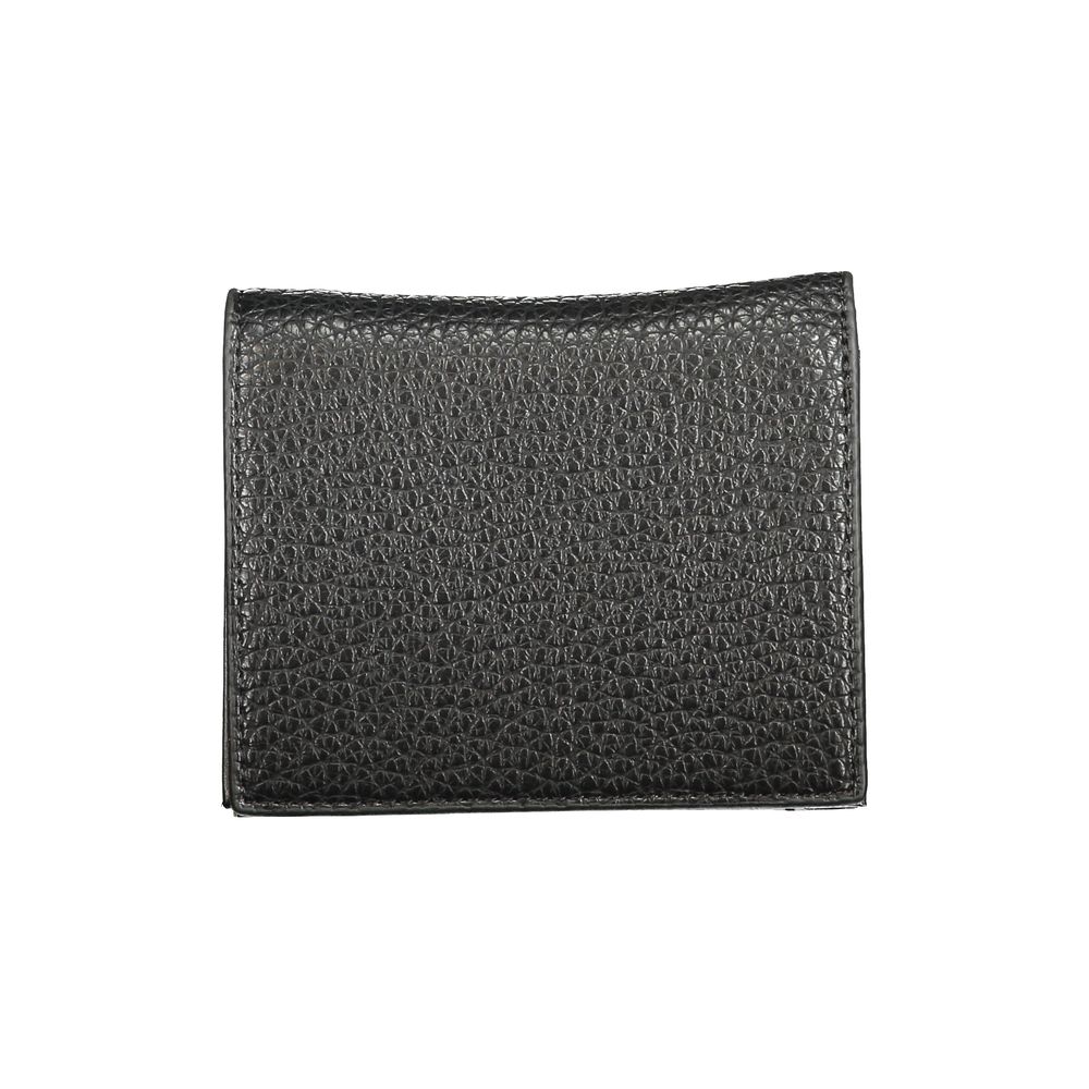 Mario Valentino Black Polyurethane Women Wallet | Regal Royce