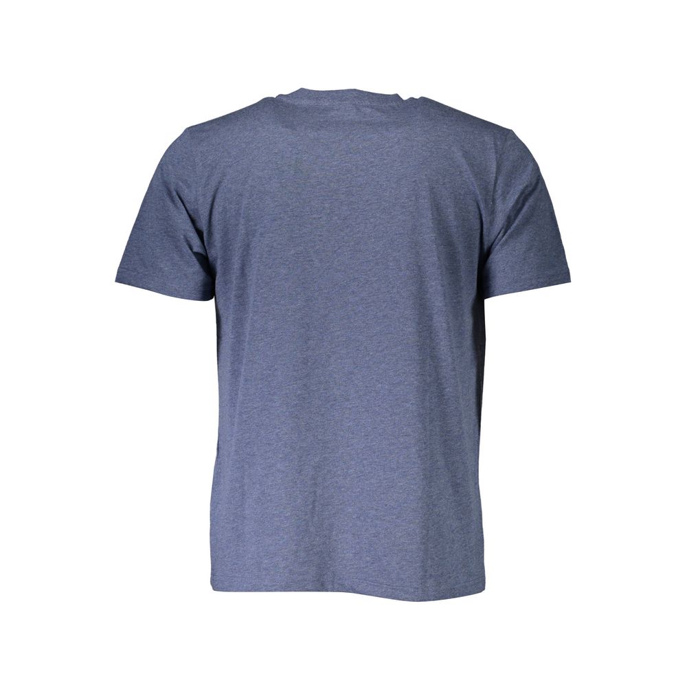 North Sails Blue Cotton Men T-Shirt | Regal Royce