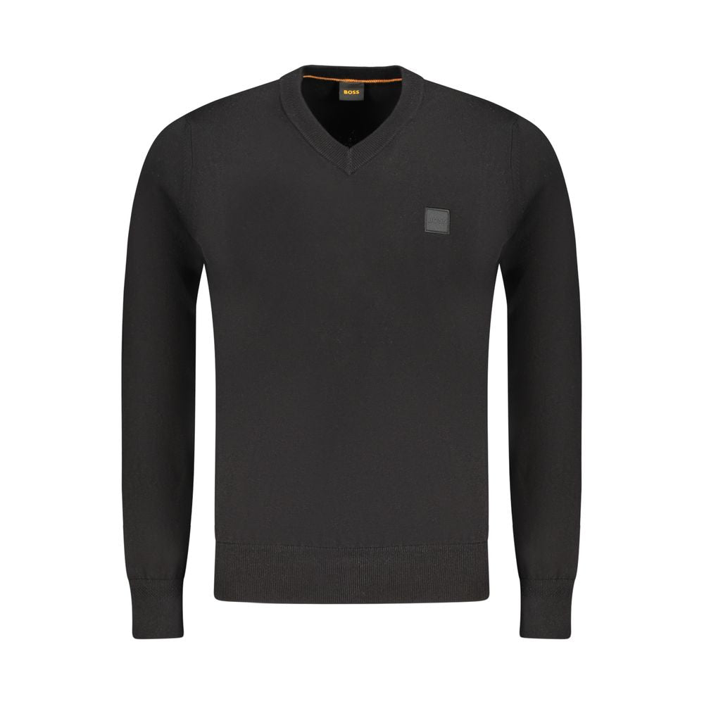 Hugo Boss Black Cotton Sweater