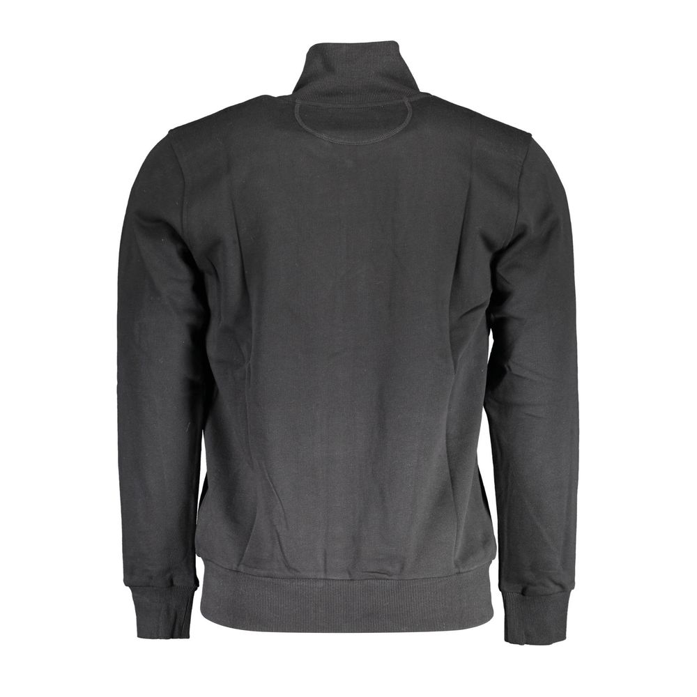 La Martina Black Cotton Men's Sweatshirt | Regal Royce