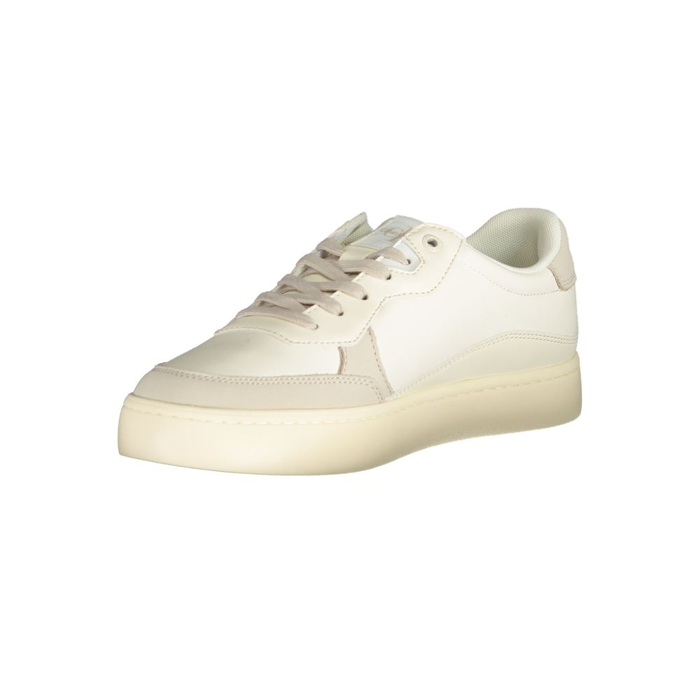 Calvin Klein Bianco Polyurethane Men Sneaker | Regal Royce