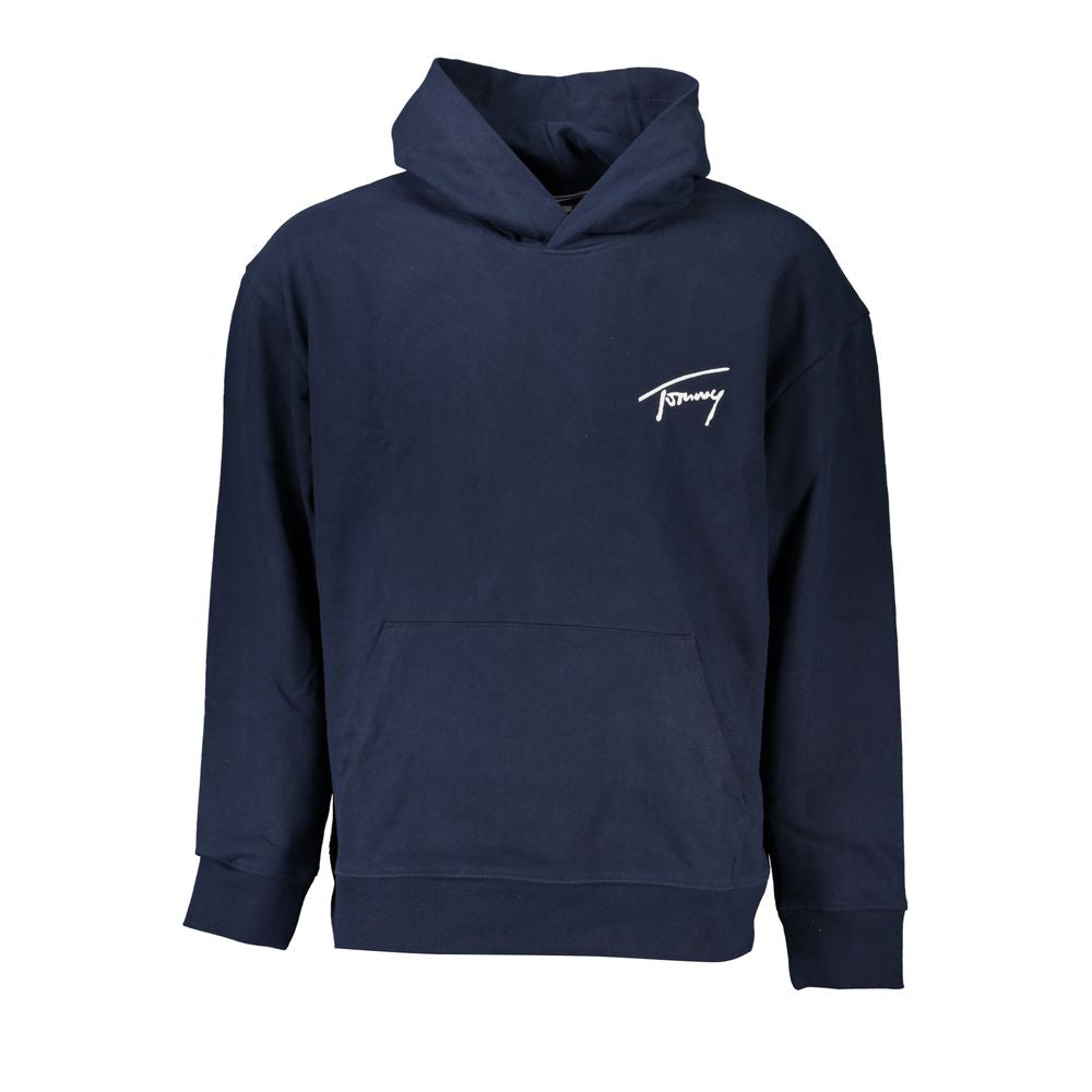 Tommy Hilfiger Blue Cotton Men's Hoodie | Regal Royce