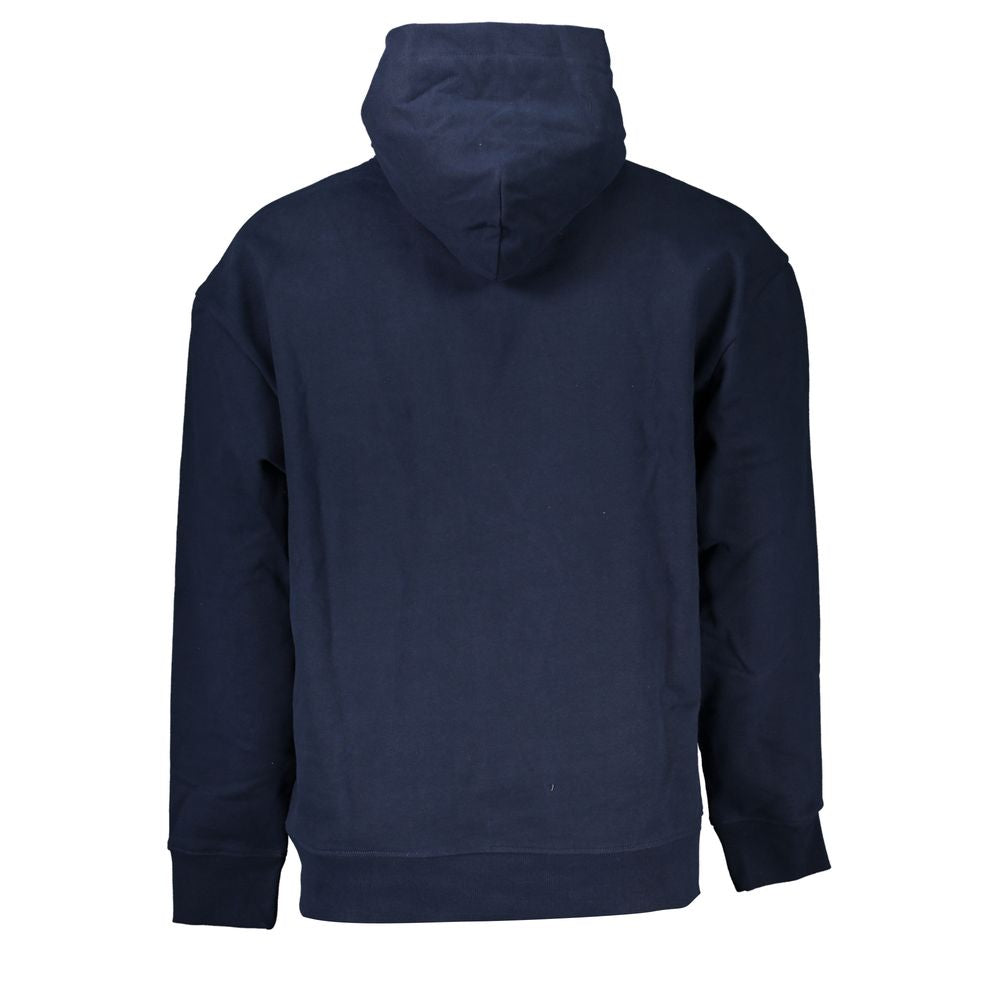 Tommy Hilfiger Blue Cotton Men's Hoodie | Regal Royce