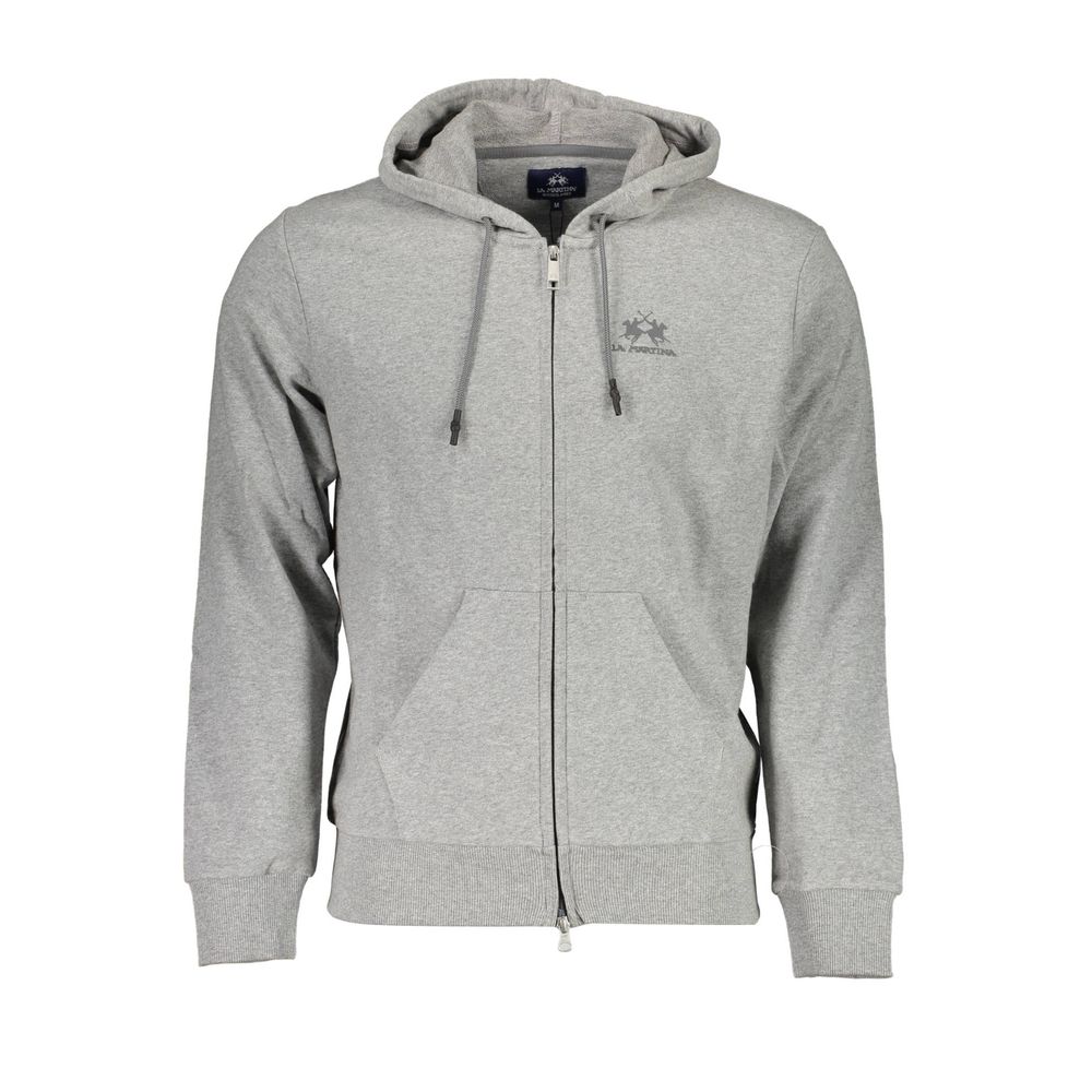 La Martina Grigio Cotton Mens Sweatshirt | Regal Royce