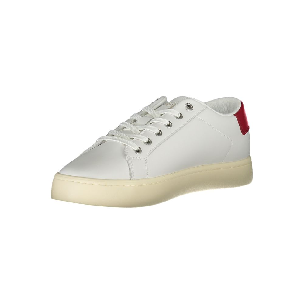 Calvin Klein White Polyester Men Sneaker | Regal Royce