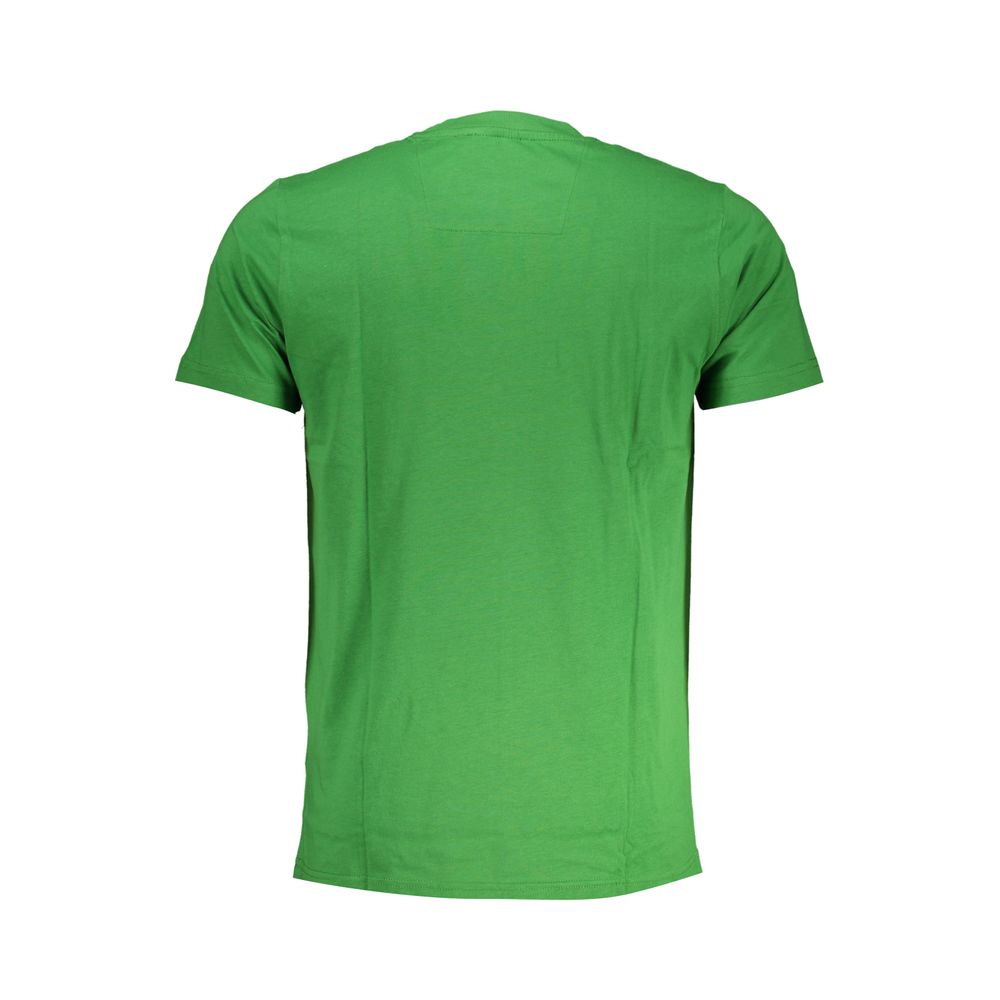 Cavalli Class Verde Cotton Men T-Shirt | Regal Royce