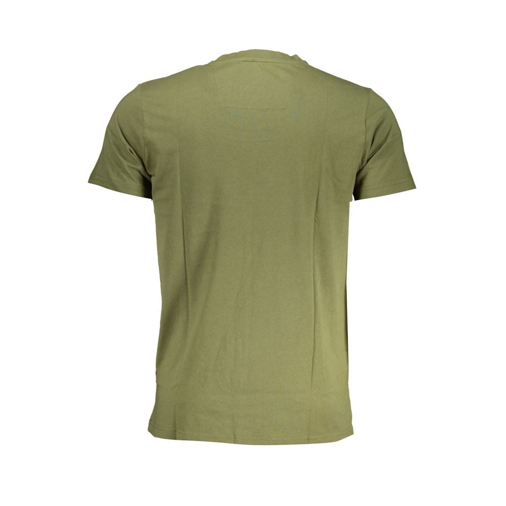 Cavalli Class Verde Cotton Men T-Shirt | Regal Royce