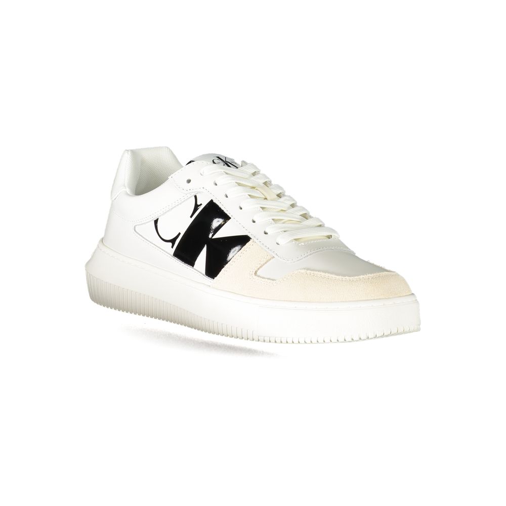 Calvin Klein Bianco Leather Men Sneaker | Regal Royce