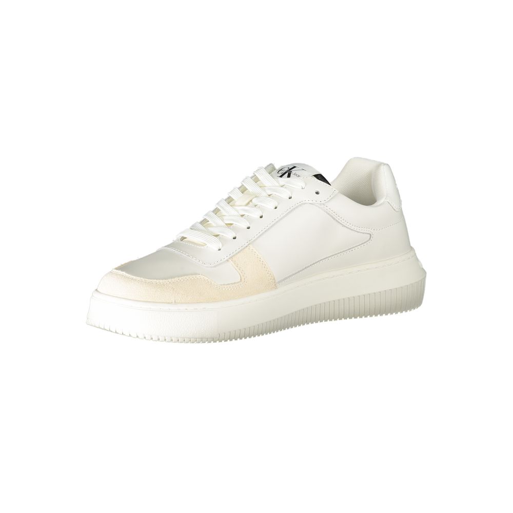 Calvin Klein Bianco Leather Men Sneaker | Regal Royce