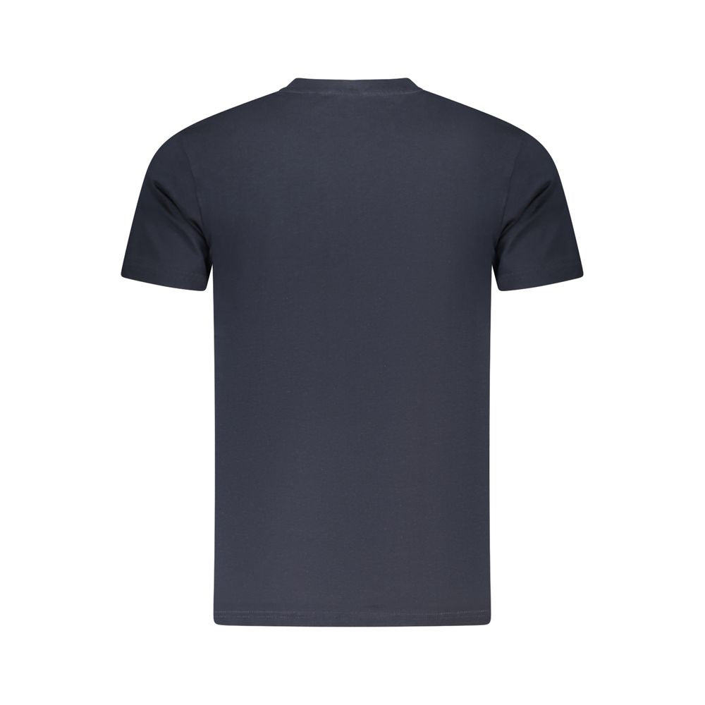 Cavalli Class Blu Cotton Men T-Shirt | Regal Royce
