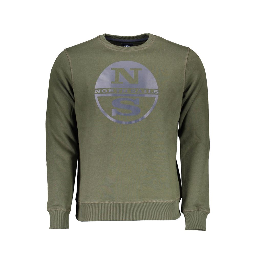 North Sails Verde Cotton Men Sweatshirt | Regal Royce