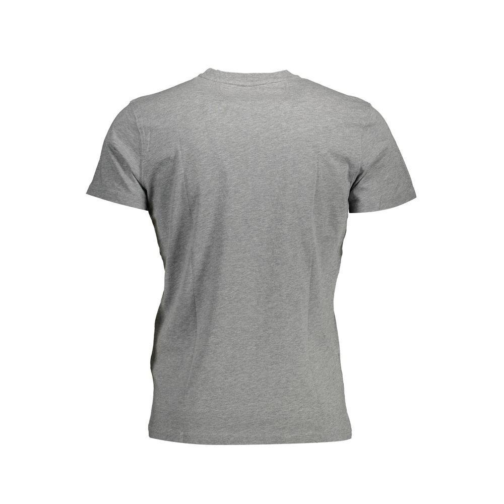 La Martina Grigio Cotton Men T-Shirt | Regal Royce