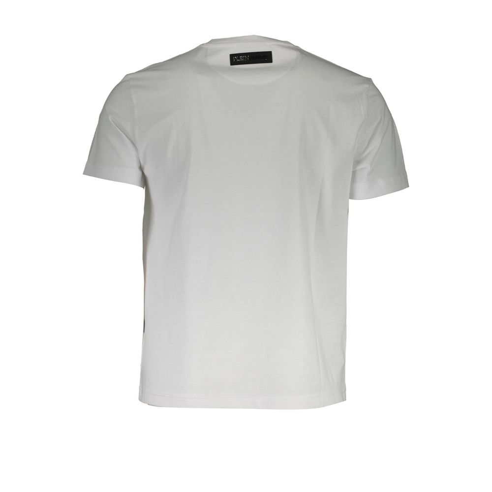 Plein Sport White Cotton Men's T-Shirt | Regal Royce