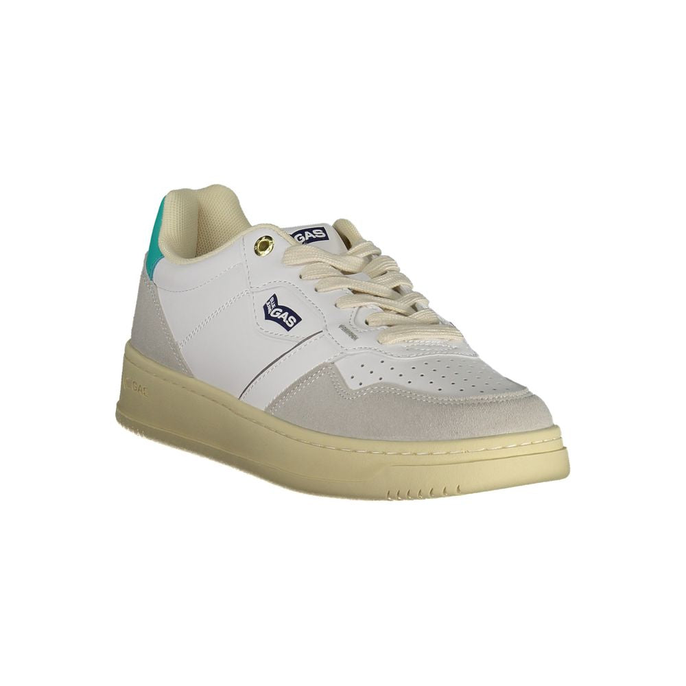 Gas Bianco Polyurethane Women Sneaker | Regal Royce