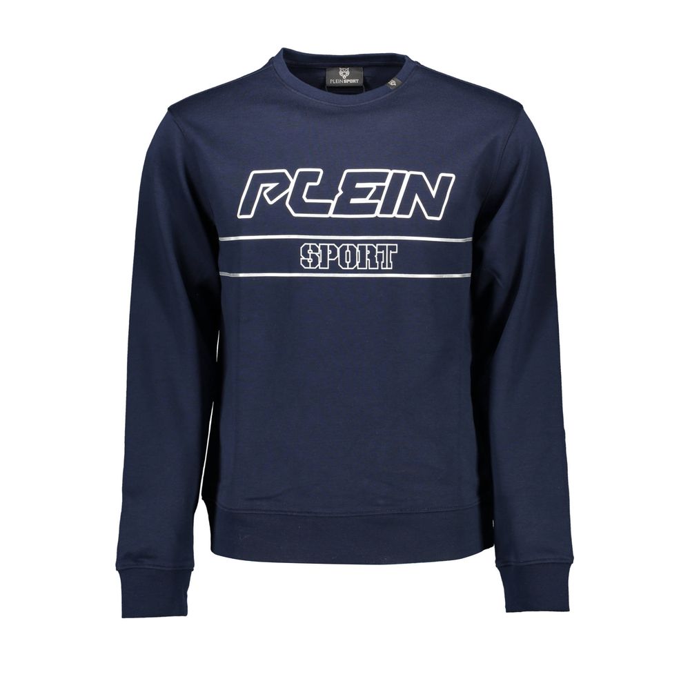 Plein Sport Blue Cotton Men's Sweatshirt | Regal Royce