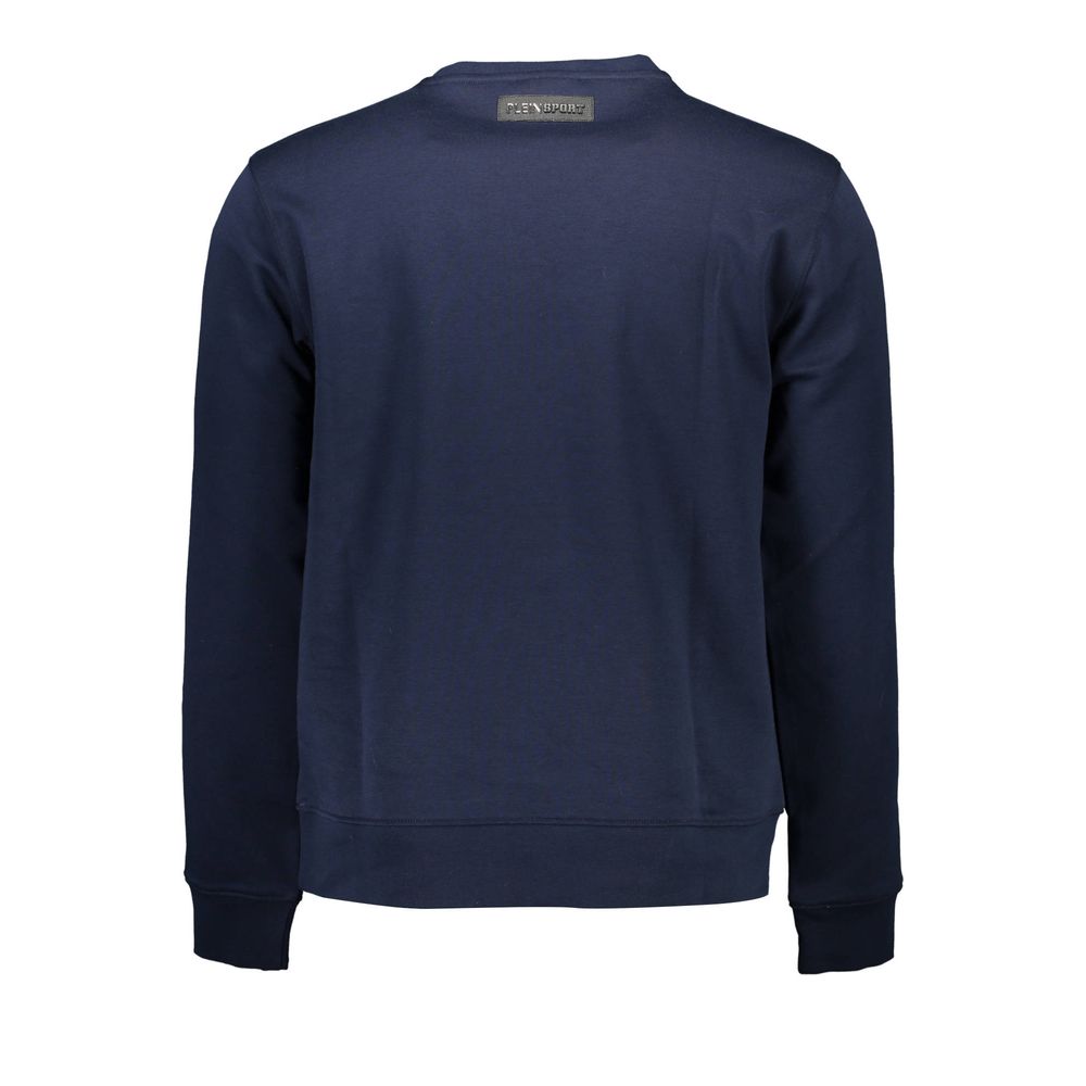 Plein Sport Blue Cotton Men's Sweatshirt | Regal Royce