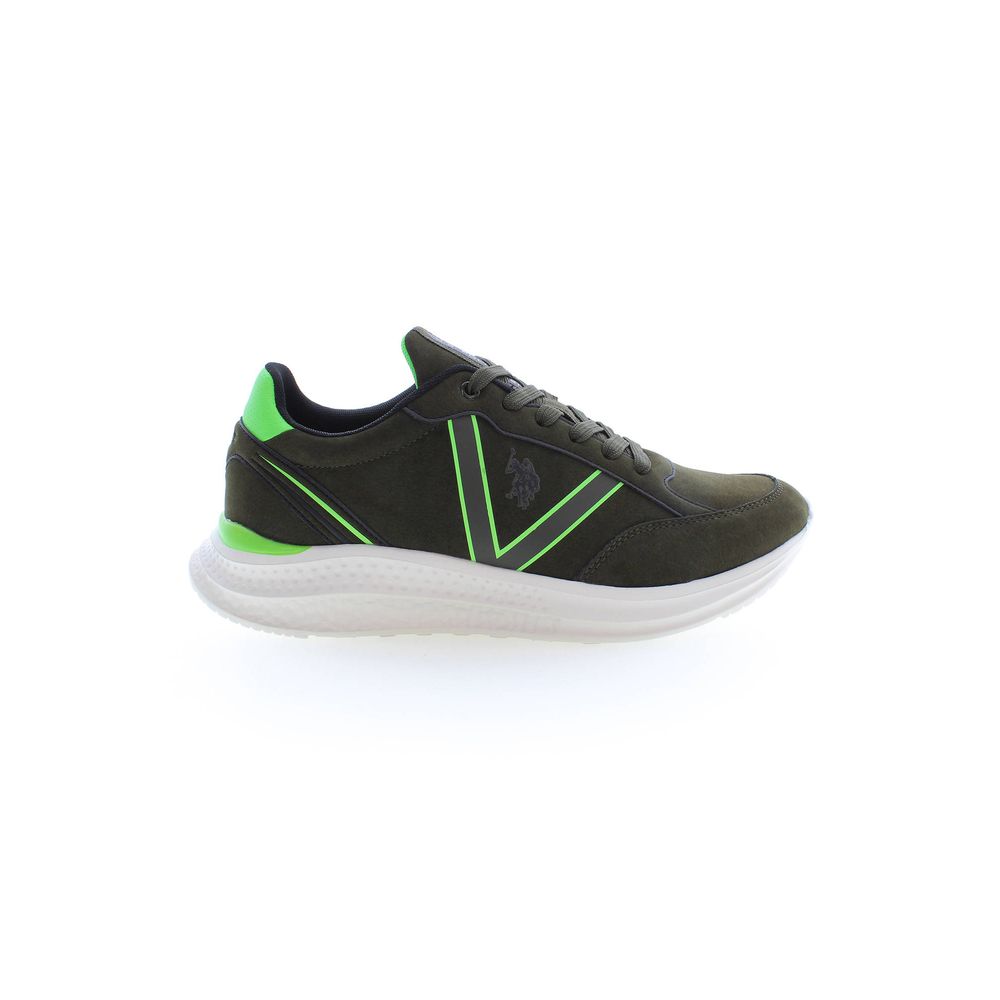 U.S. POLO ASSN. Verde Polyurethane Men Sneaker | Regal Royce