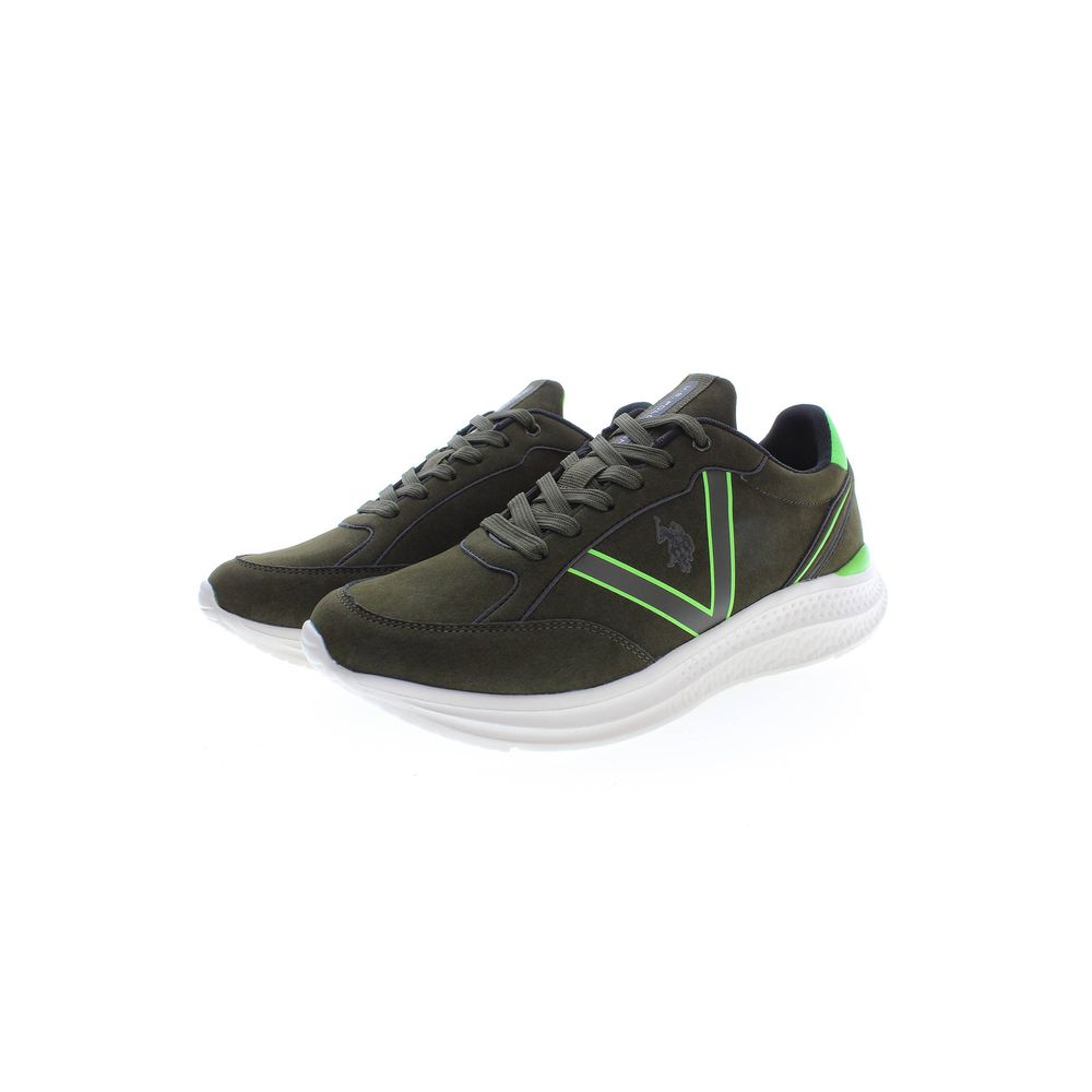 U.S. POLO ASSN. Verde Polyurethane Men Sneaker | Regal Royce