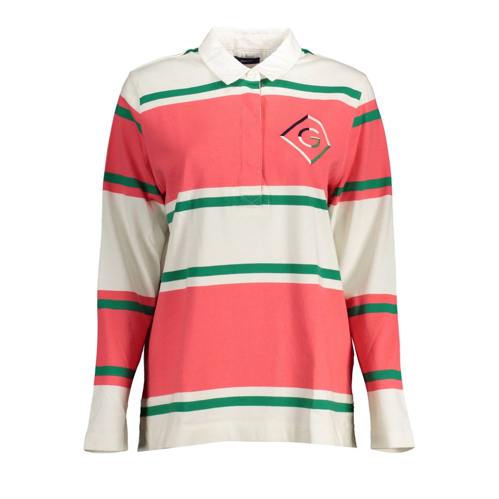 Gant Pink Organic Cotton Women Polo Shirt | Regal Royce