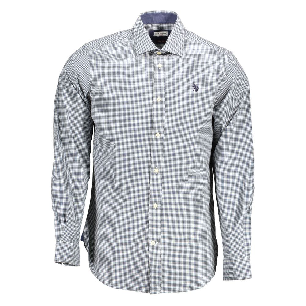U.S. POLO ASSN. Azzurro Cotton Mens Shirt | Regal Royce