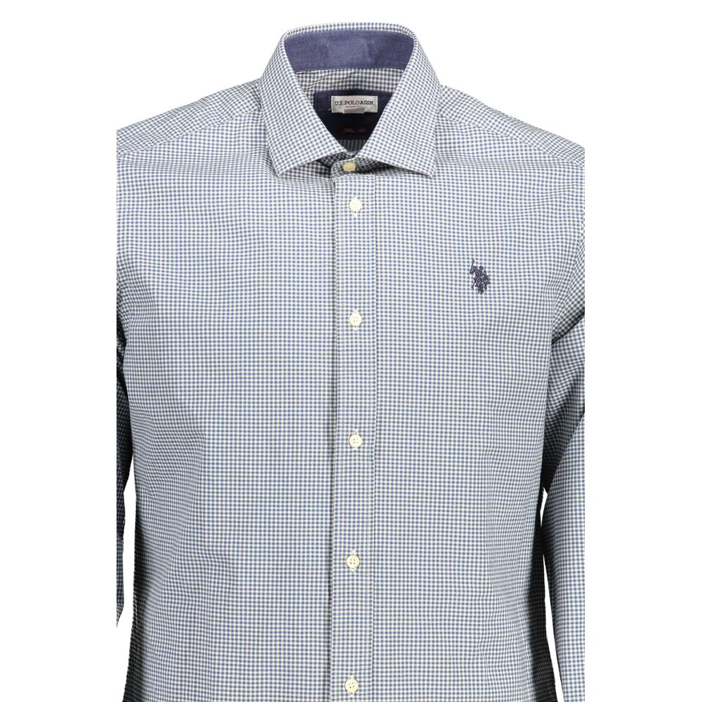 U.S. POLO ASSN. Azzurro Cotton Mens Shirt | Regal Royce