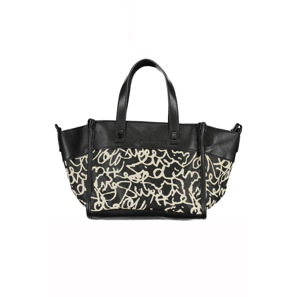 Desigual Black Polyester Women Handbag | Regal Royce