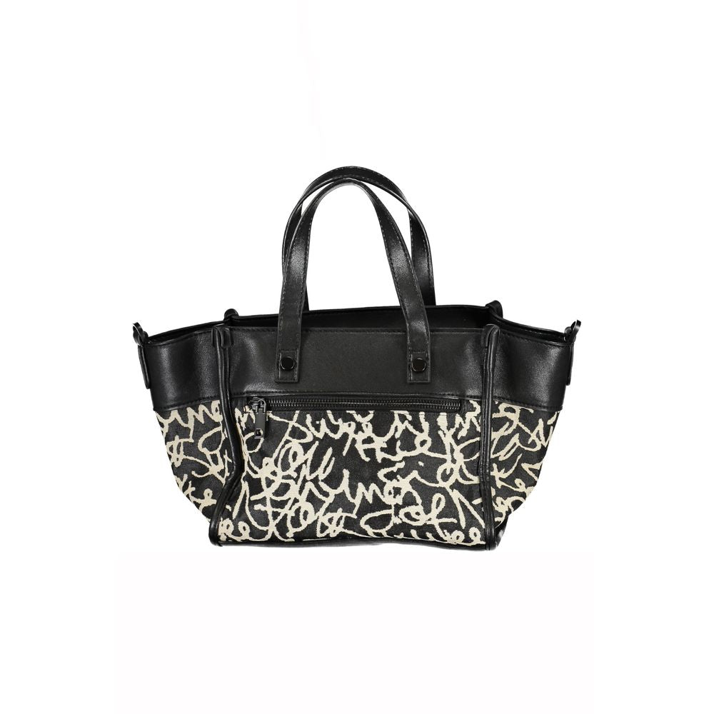 Desigual Black Polyester Women Handbag | Regal Royce