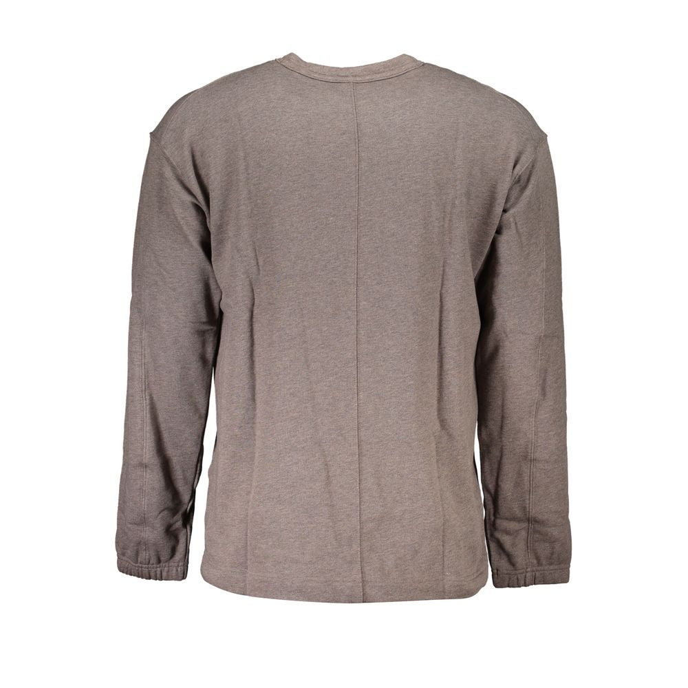 Calvin Klein Marrone Cotton Men Sweatshirt | Regal Royce