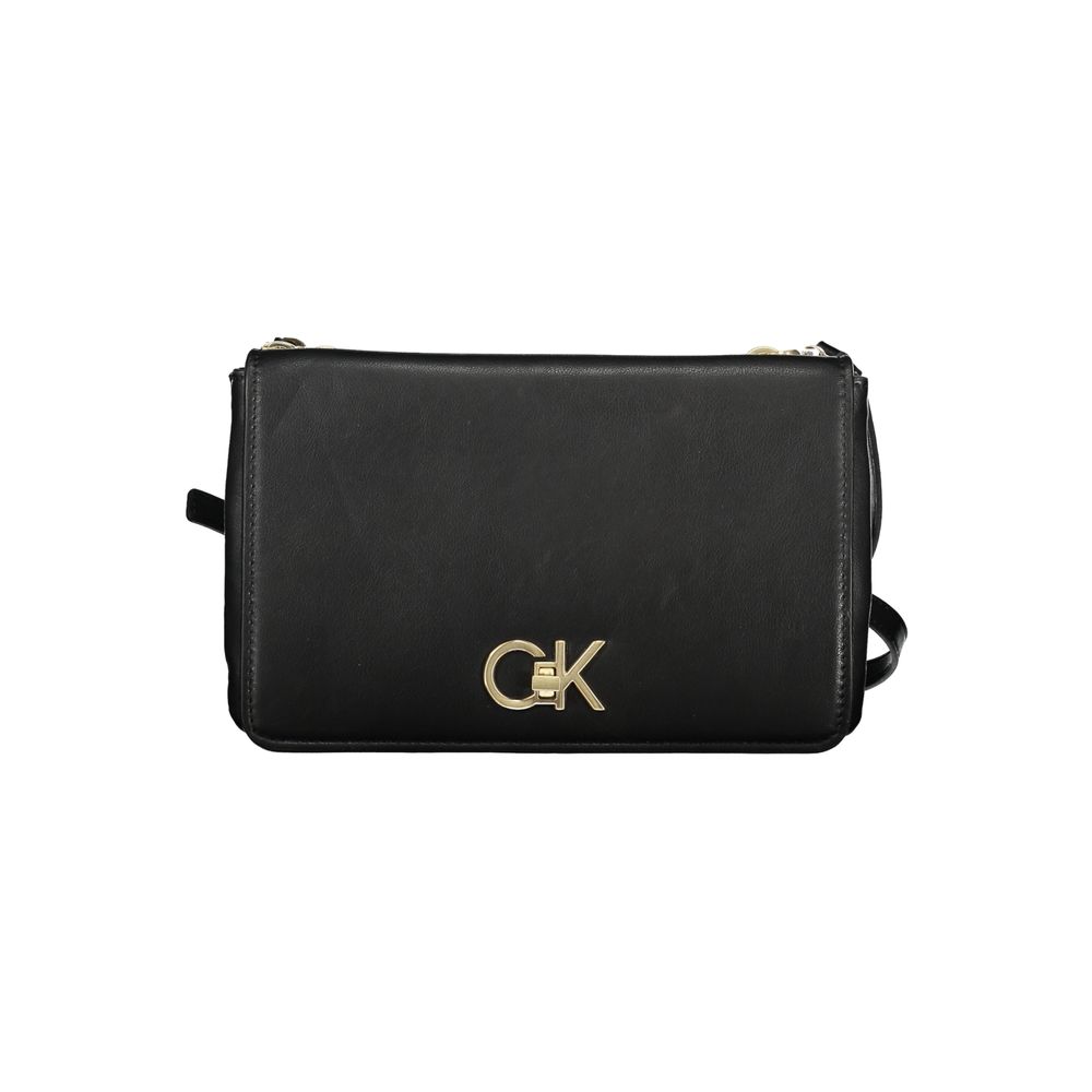 Calvin Klein Black Polyester Women's Shoulder Bag | Regal Royce