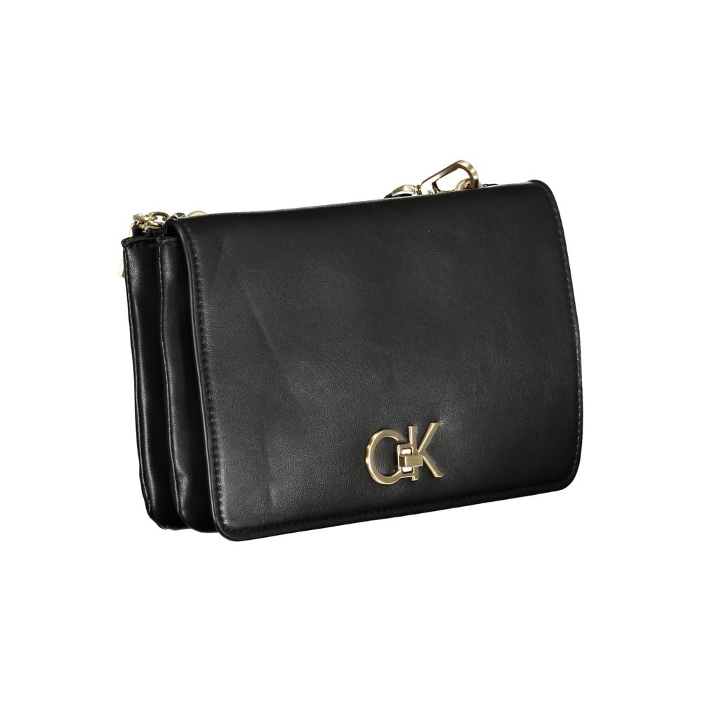 Calvin Klein Black Polyester Women's Shoulder Bag | Regal Royce