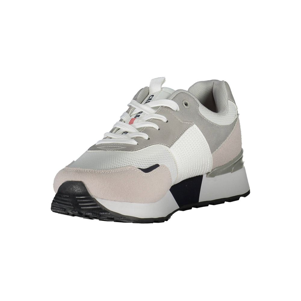 Carrera Bianco Polyurethane Men Sneaker | Regal Royce
