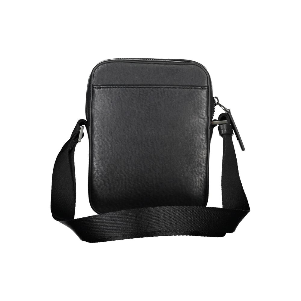 Calvin Klein Black Polyurethane Men Shoulder Bag | Regal Royce
