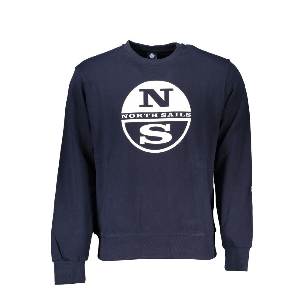 North Sails Blue Cotton Men Sweater | Regal Royce