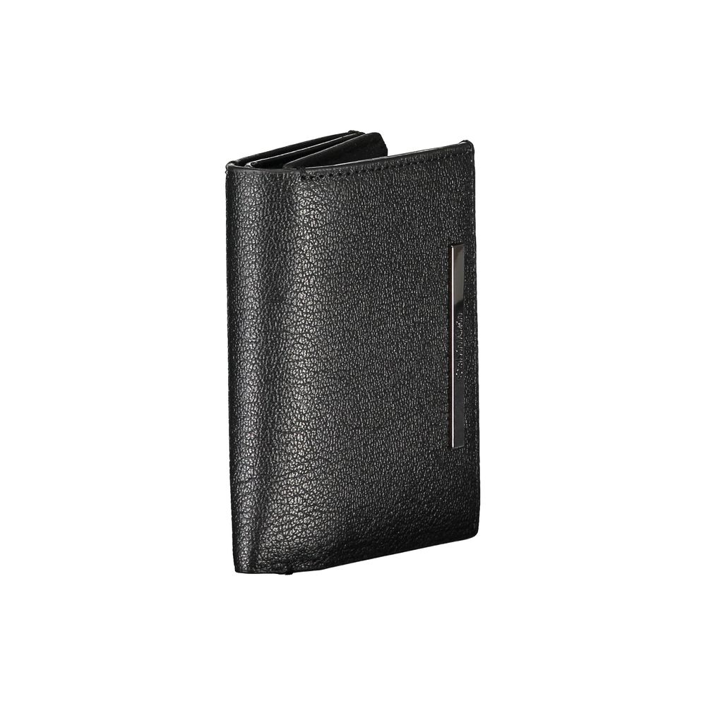 Calvin Klein Sleek Black Leather Wallet with Coin Purse | Regal Royce