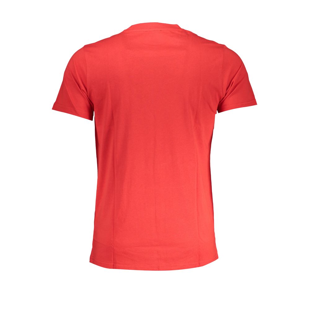 Cavalli Class Rosso Cotton Mens T-Shirt | Regal Royce