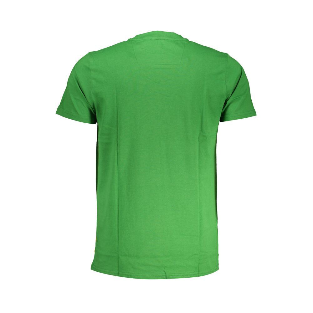 Cavalli Class Verde Cotton Men T-Shirt | Regal Royce