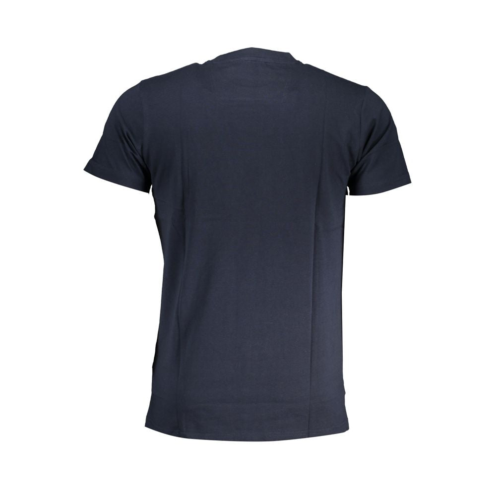 Cavalli Class Blu Cotton Men T-Shirt | Regal Royce