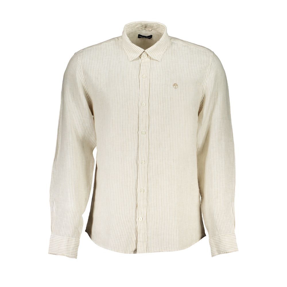 North Sails Beige Linen Men's Shirt | Regal Royce