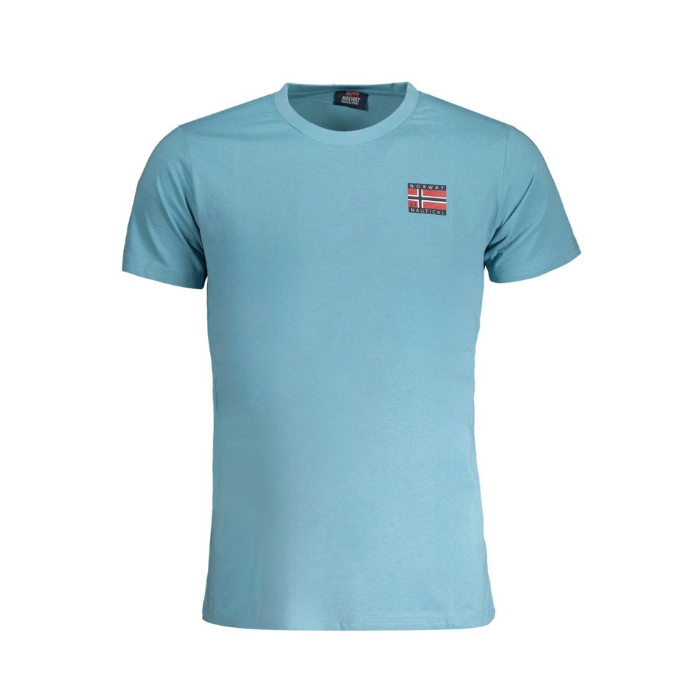 Norway 1963 Azzurro Cotton Men T-Shirt | Regal Royce