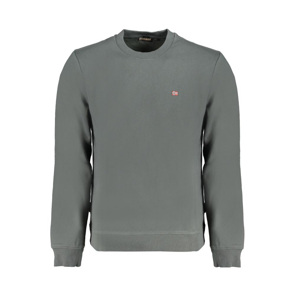 Napapijri Verde Cotton Male Sweatshirt | Regal Royce