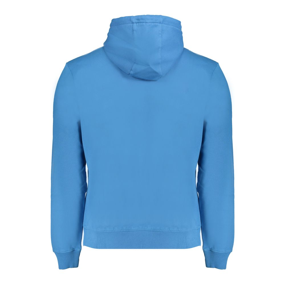 Napapijri Blue Cotton Men Sweatshirt | Regal Royce