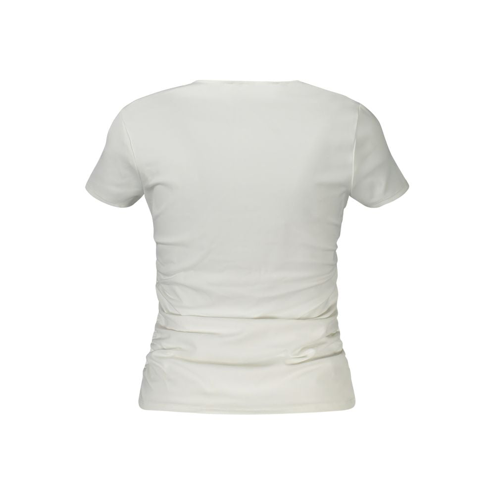 Guess Jeans Bianco Poliammide Women T-Shirt | Regal Royce